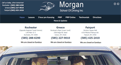 Desktop Screenshot of morgandrivingschool.com